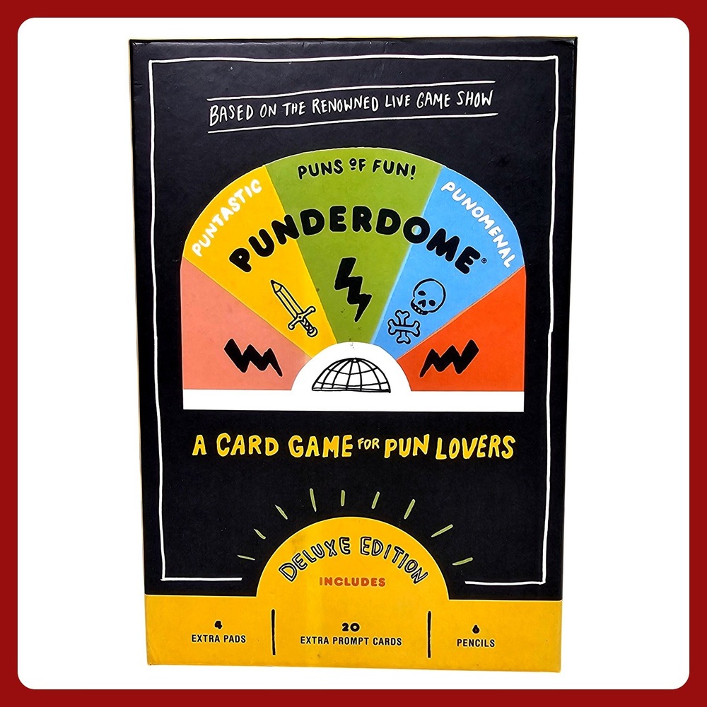 Punderdome Card‎ Game Deluxe Edition Jo & Fred Firestone LN